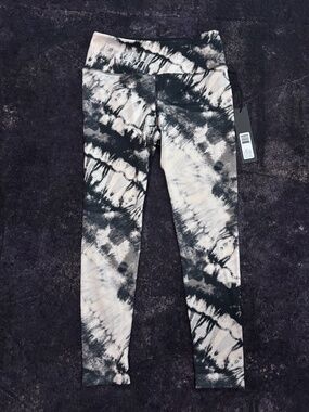 Noli Yoga Tie Dye Legging – Black/Grey